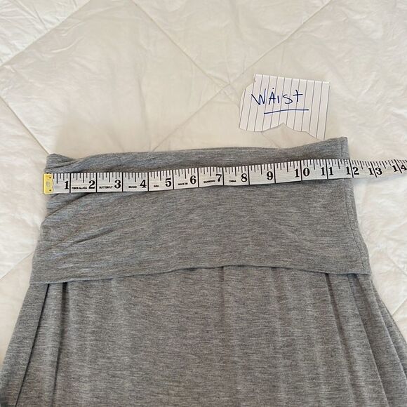 Kismet heathered grey maxi skirt or strapless dress so many style options GUC - Picture 6 of 9